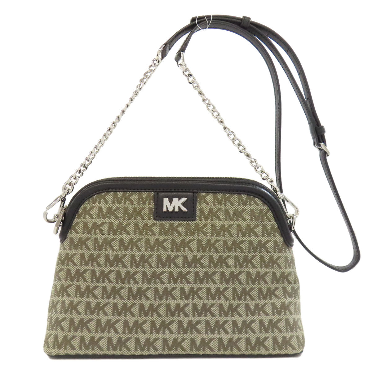 Michael Kors MK signature Shoulder Bag Canvas LeatherLadies [Used]