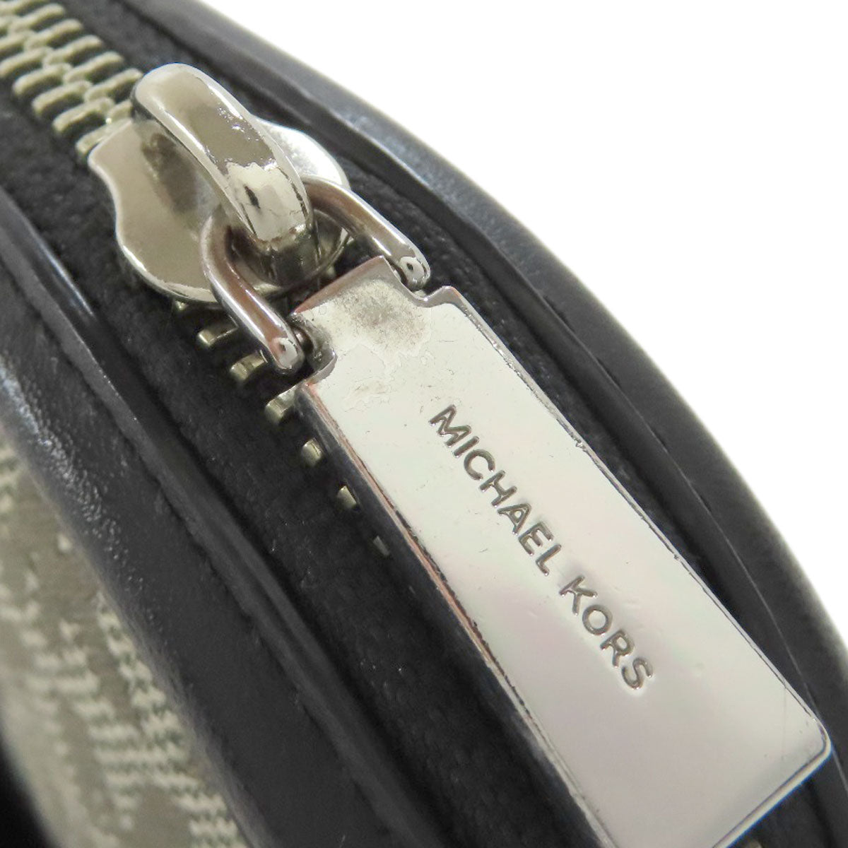 Michael Kors MK signature Shoulder Bag Canvas LeatherLadies [Used]