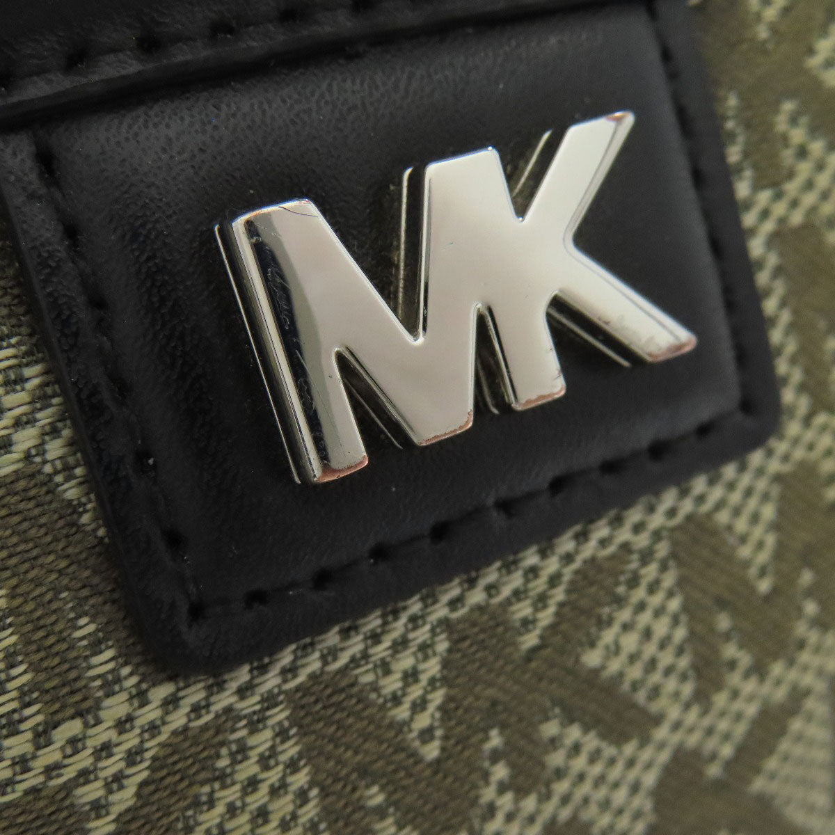 Michael Kors MK signature Shoulder Bag Canvas LeatherLadies [Used]