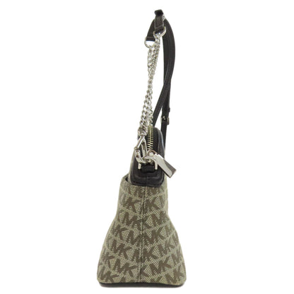 Michael Kors MK signature Shoulder Bag Canvas LeatherLadies [Used]