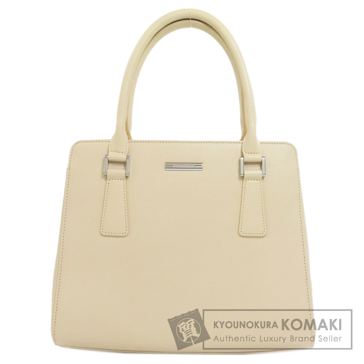 BURBERRY logo Handbag PVC Ladies [Used]
