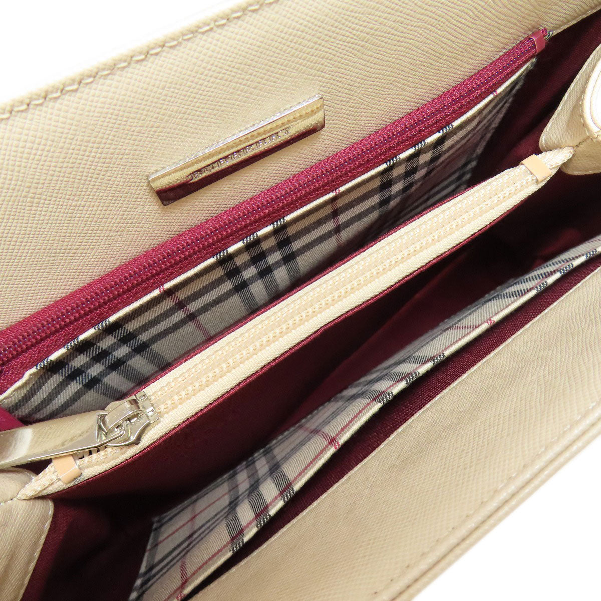 BURBERRY logo Handbag PVC Ladies [Used]