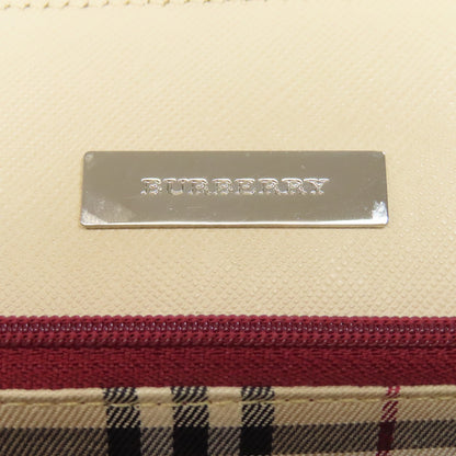 BURBERRY logo Handbag PVC Ladies [Used]
