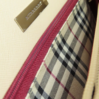 BURBERRY logo Handbag PVC Ladies [Used]