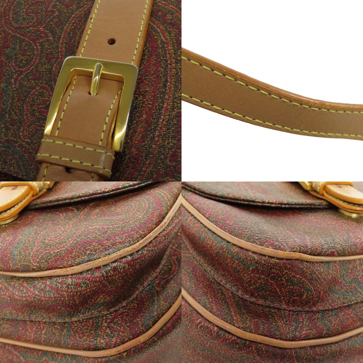 ETRO Paisley pattern Shoulder Bag PVC Ladies [Used]