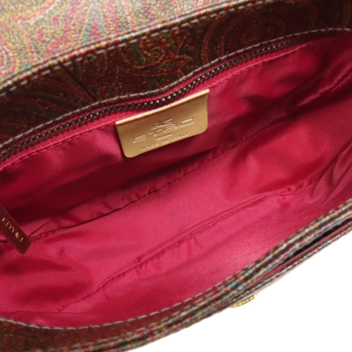 ETRO Paisley pattern Shoulder Bag PVC Ladies [Used]