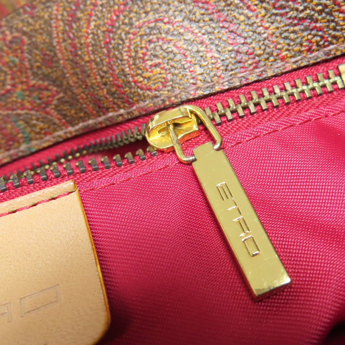 ETRO Paisley pattern Shoulder Bag PVC Ladies [Used]