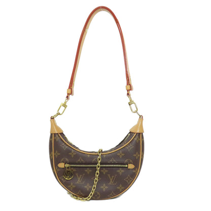 LOUIS VUITTON M81098 loop Shoulder Bag Monogram canvas Ladies [Used]