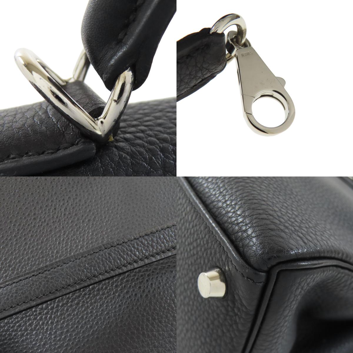 HERMES Kelly 32 inner stitch SilverHardware Handbag Togo Ladies [Used]