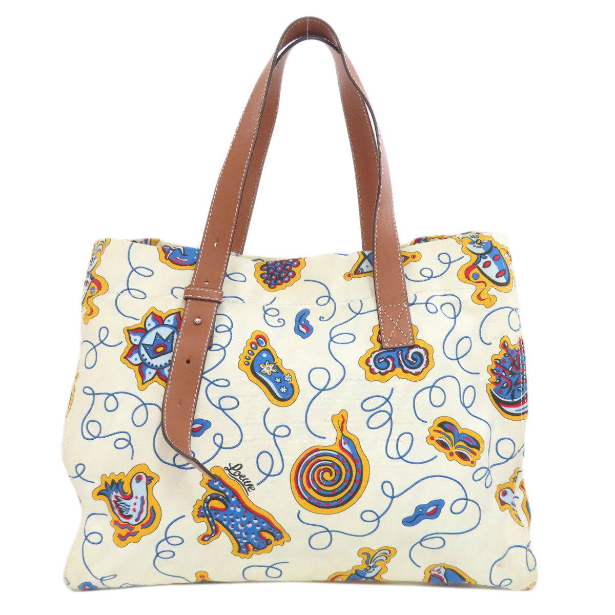 LOEWE Paula's Ibiza Tote Bag Canvas Ladies [Used]