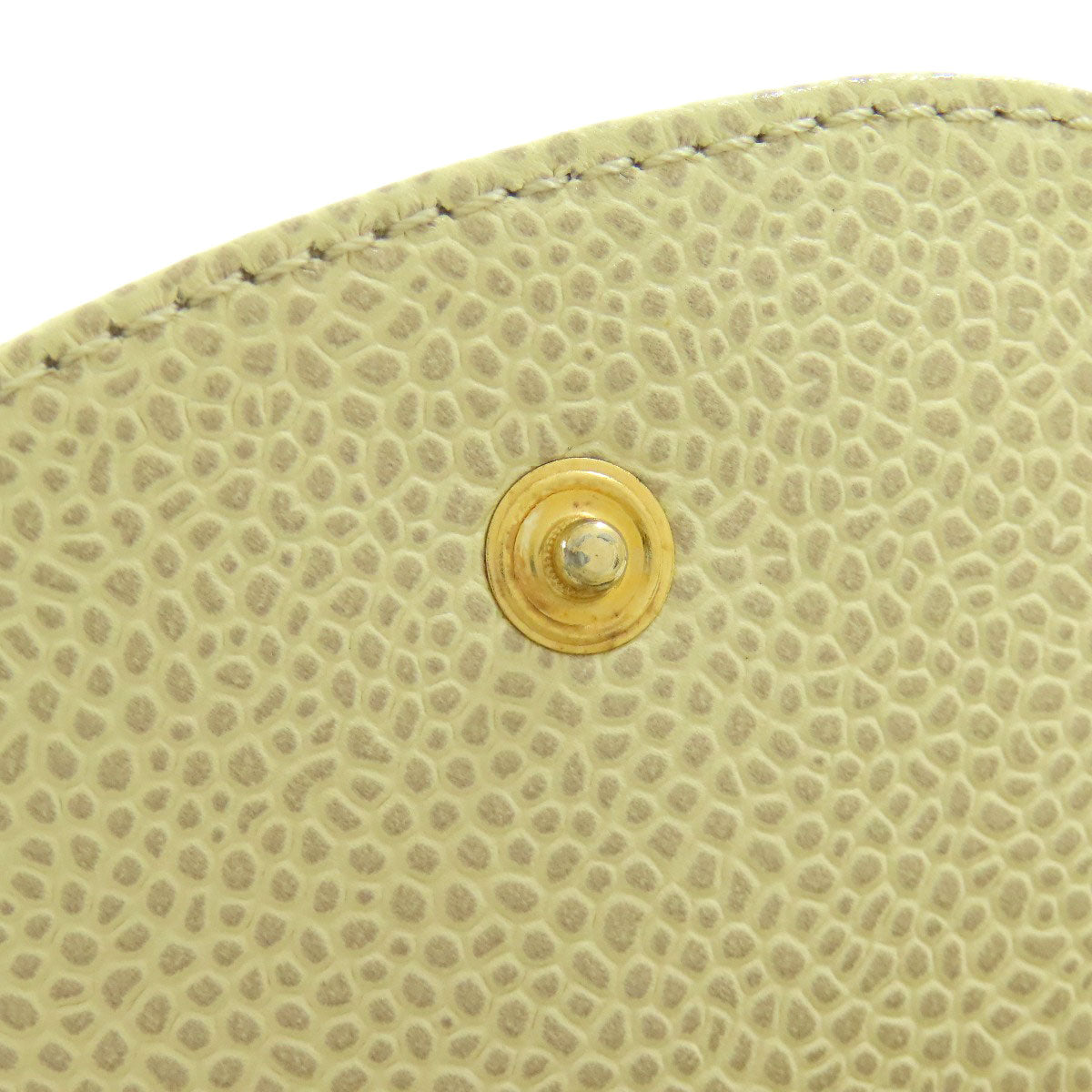 CHANEL Cigarette Case COCO Mark GoldHardware Cigarette case Grained Calfskin Skin Ladies [Used]