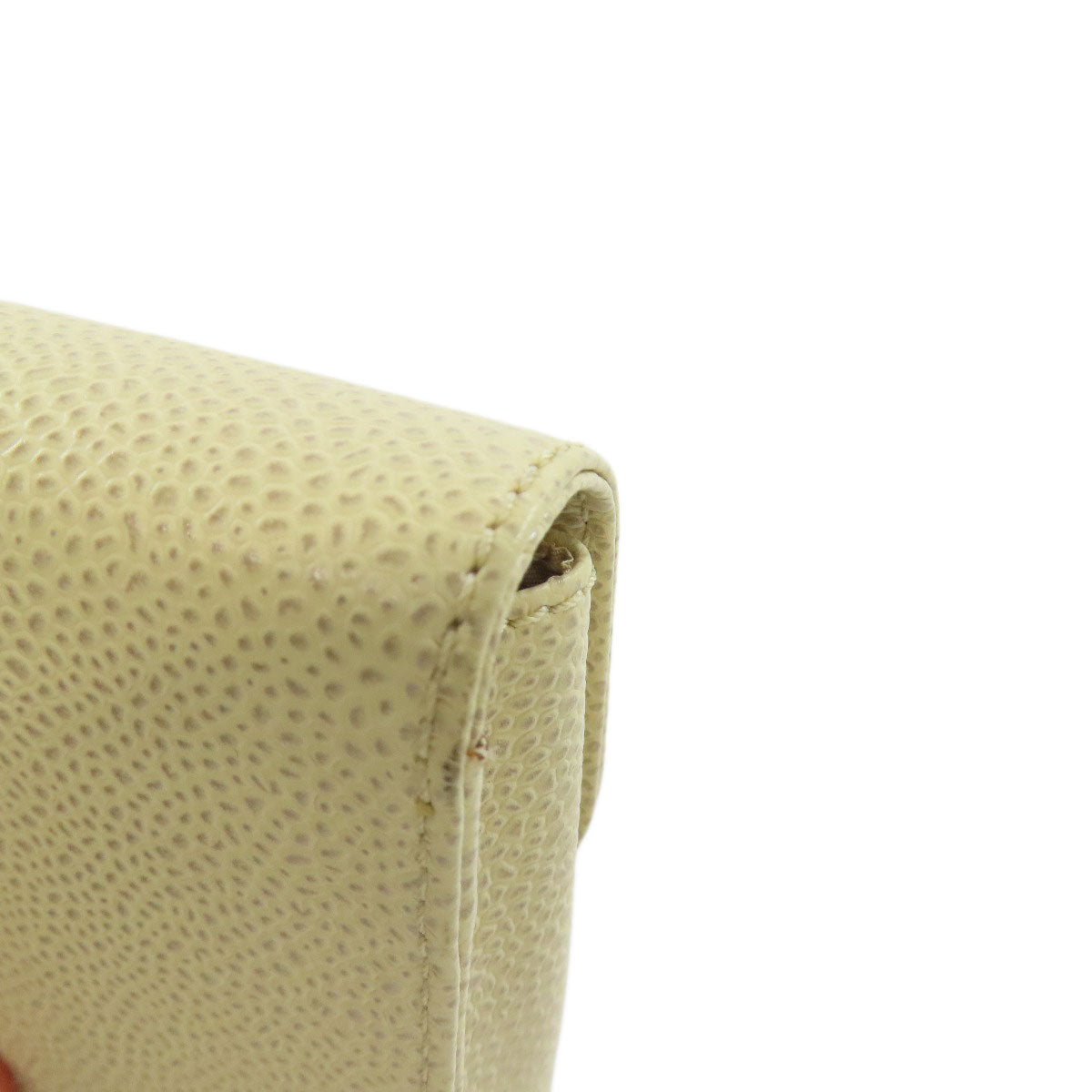 CHANEL Cigarette Case COCO Mark GoldHardware Cigarette case Grained Calfskin Skin Ladies [Used]