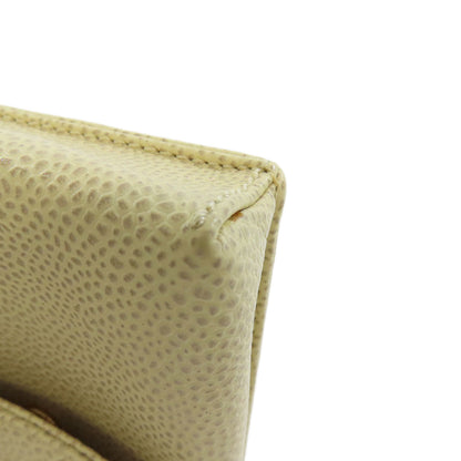 CHANEL Cigarette Case COCO Mark GoldHardware Cigarette case Grained Calfskin Skin Ladies [Used]