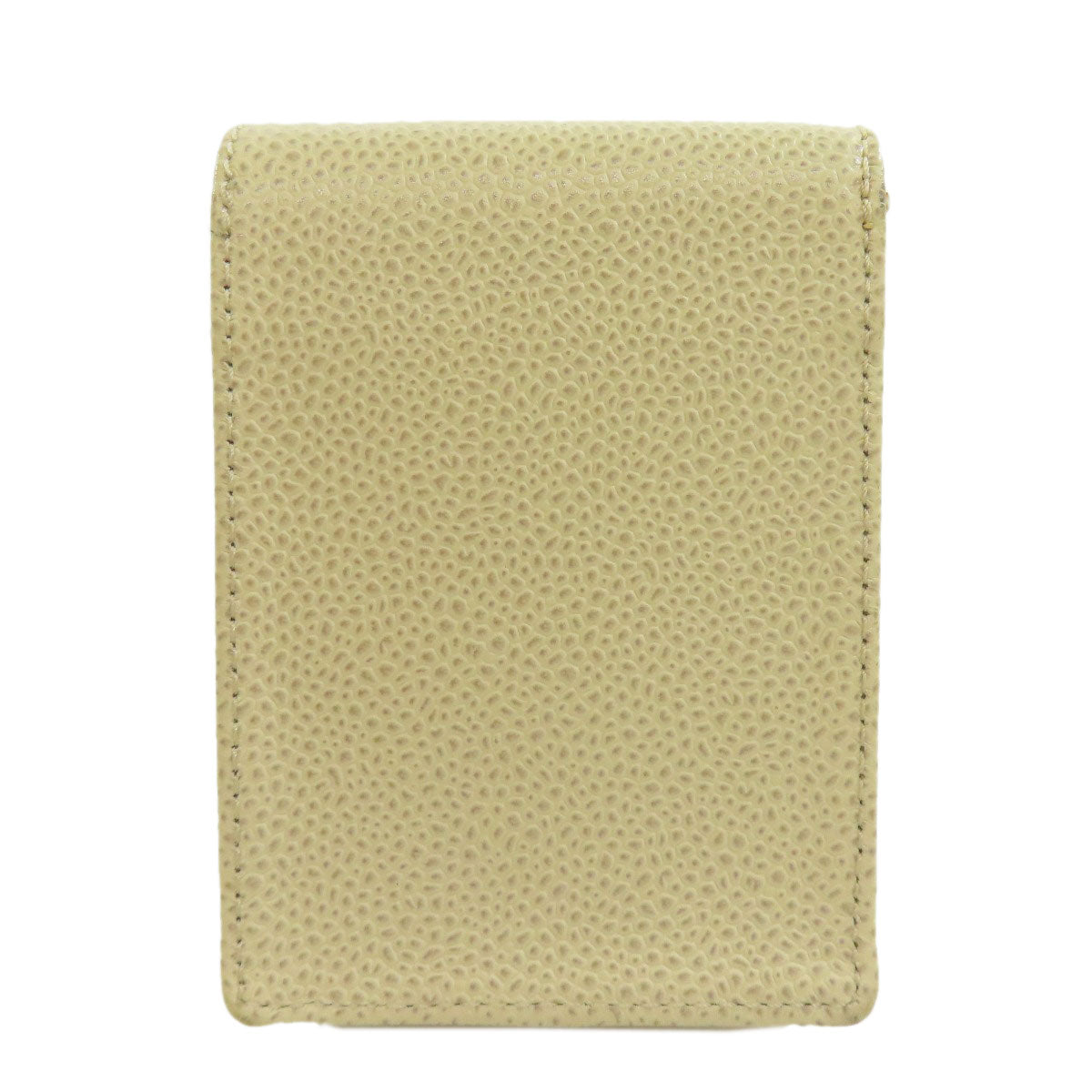 CHANEL Cigarette Case COCO Mark GoldHardware Cigarette case Grained Calfskin Skin Ladies [Used]