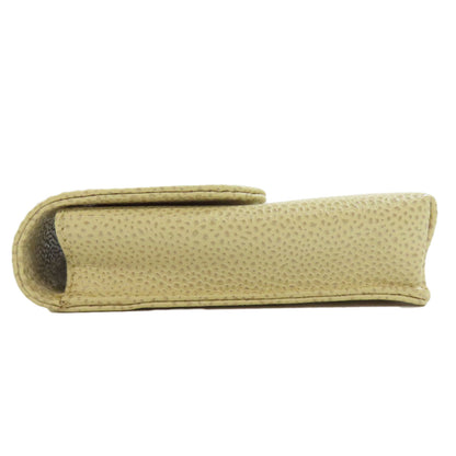 CHANEL Cigarette Case COCO Mark GoldHardware Cigarette case Grained Calfskin Skin Ladies [Used]