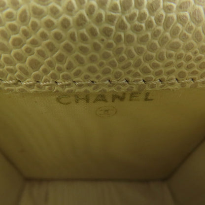 CHANEL Cigarette Case COCO Mark GoldHardware Cigarette case Grained Calfskin Skin Ladies [Used]