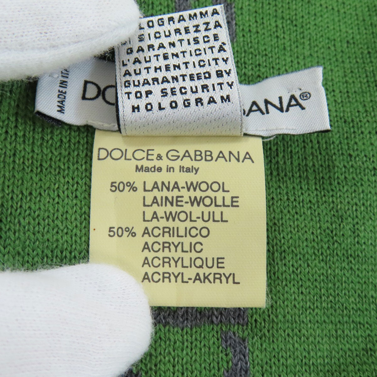 Dolce&Gabbana   Scarf logo wool acrylicLadies