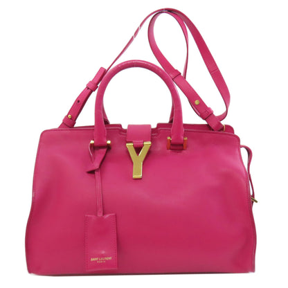 SAINT LAURENT Petit Cabas 2WAY Handbag Leather Ladies [Used]