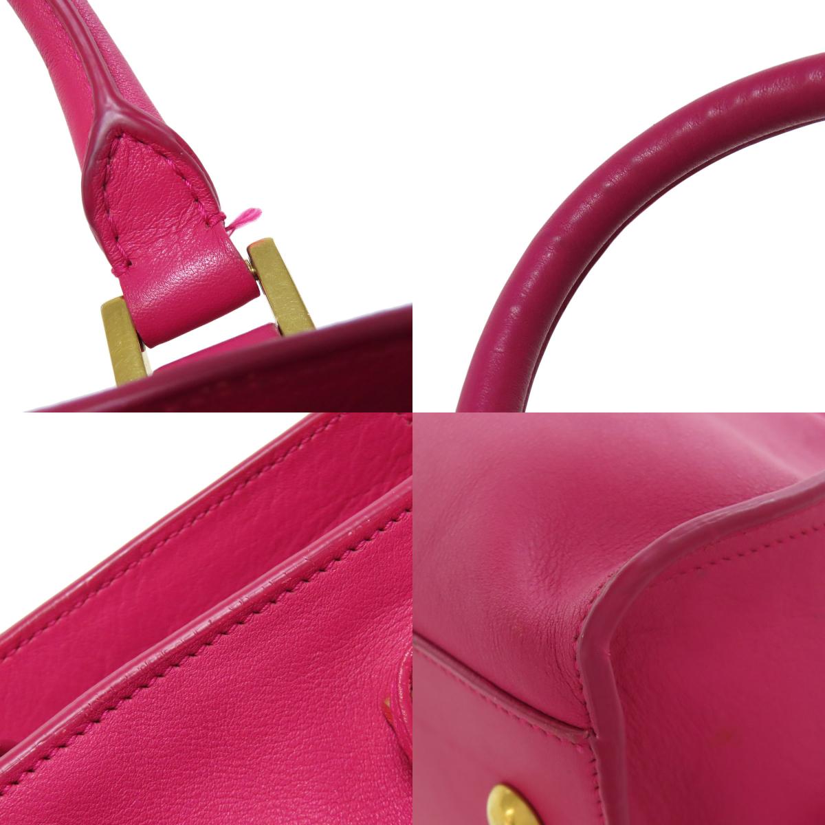 SAINT LAURENT Petit Cabas 2WAY Handbag Leather Ladies [Used]