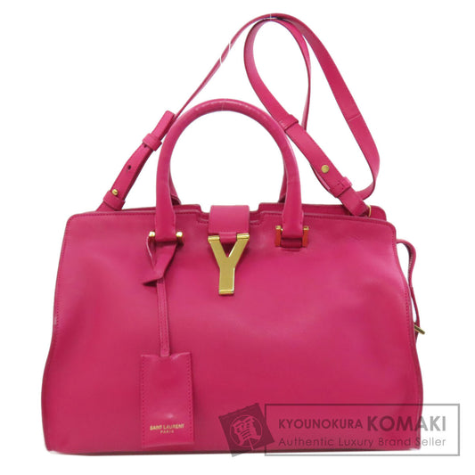 SAINT LAURENT Petit Cabas 2WAY Handbag Leather Ladies [Used]