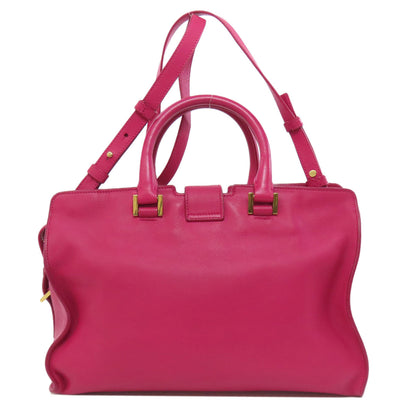 SAINT LAURENT Petit Cabas 2WAY Handbag Leather Ladies [Used]