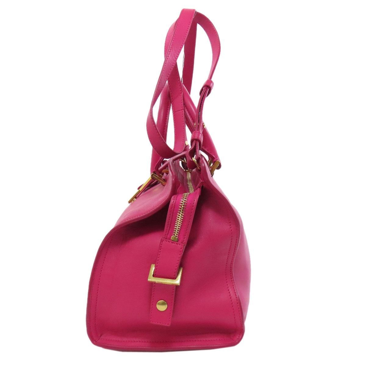 SAINT LAURENT Petit Cabas 2WAY Handbag Leather Ladies [Used]