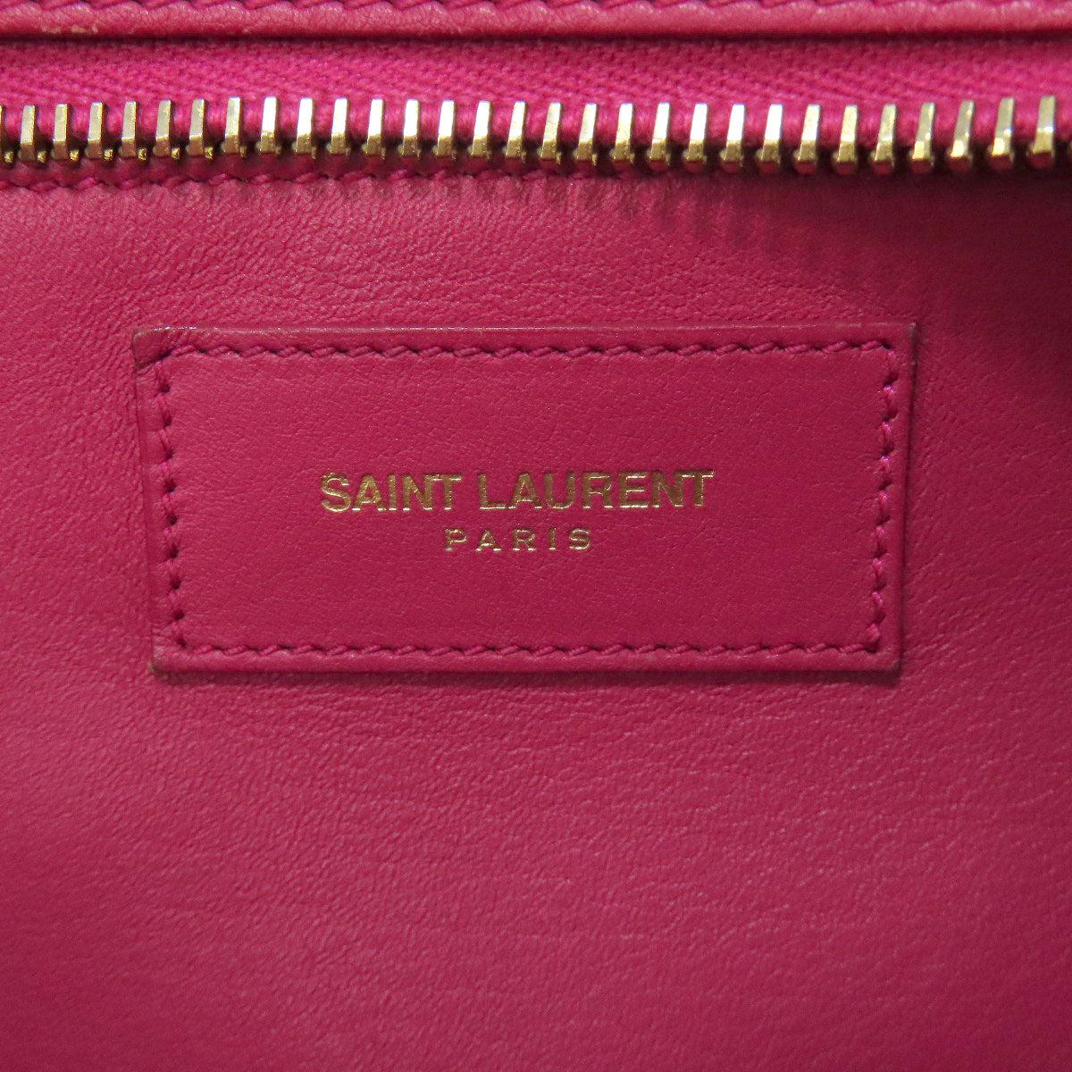 SAINT LAURENT Petit Cabas 2WAY Handbag Leather Ladies [Used]