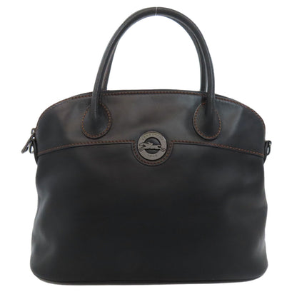 Longchamp   Tote Bag logo Leather Ladies