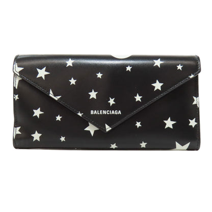 BALENCIAGA 499207 Star motif Long wallet (with coin pocket) Calf Ladies [Used]
