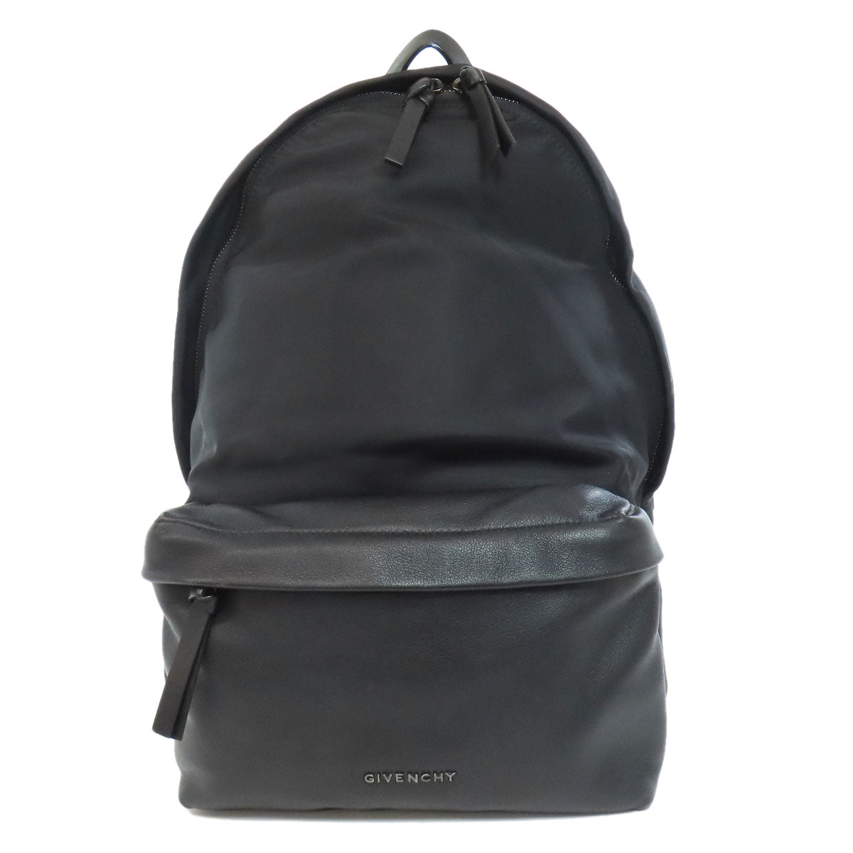 GIVENCHY logo Backpack Â· Daypack Nylon LeatherLadies [Used]