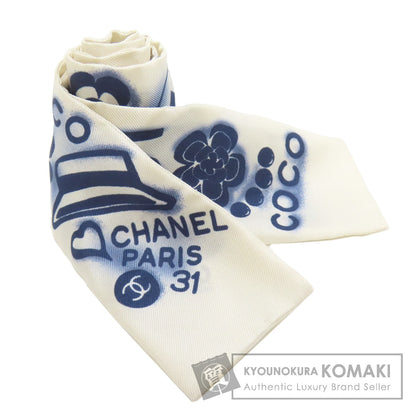 CHANEL   Scarf COCO Mark Hair Band Silk Ladies