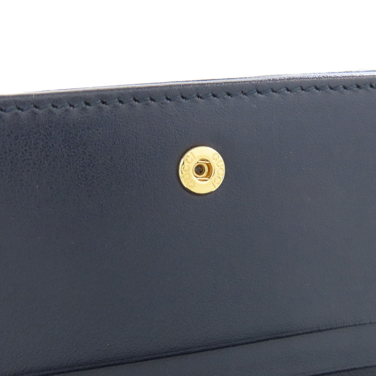 GUCCI 621887 Horsebit Bifold Wallet with Coin Pocket Canvas LeatherLadies [Used]