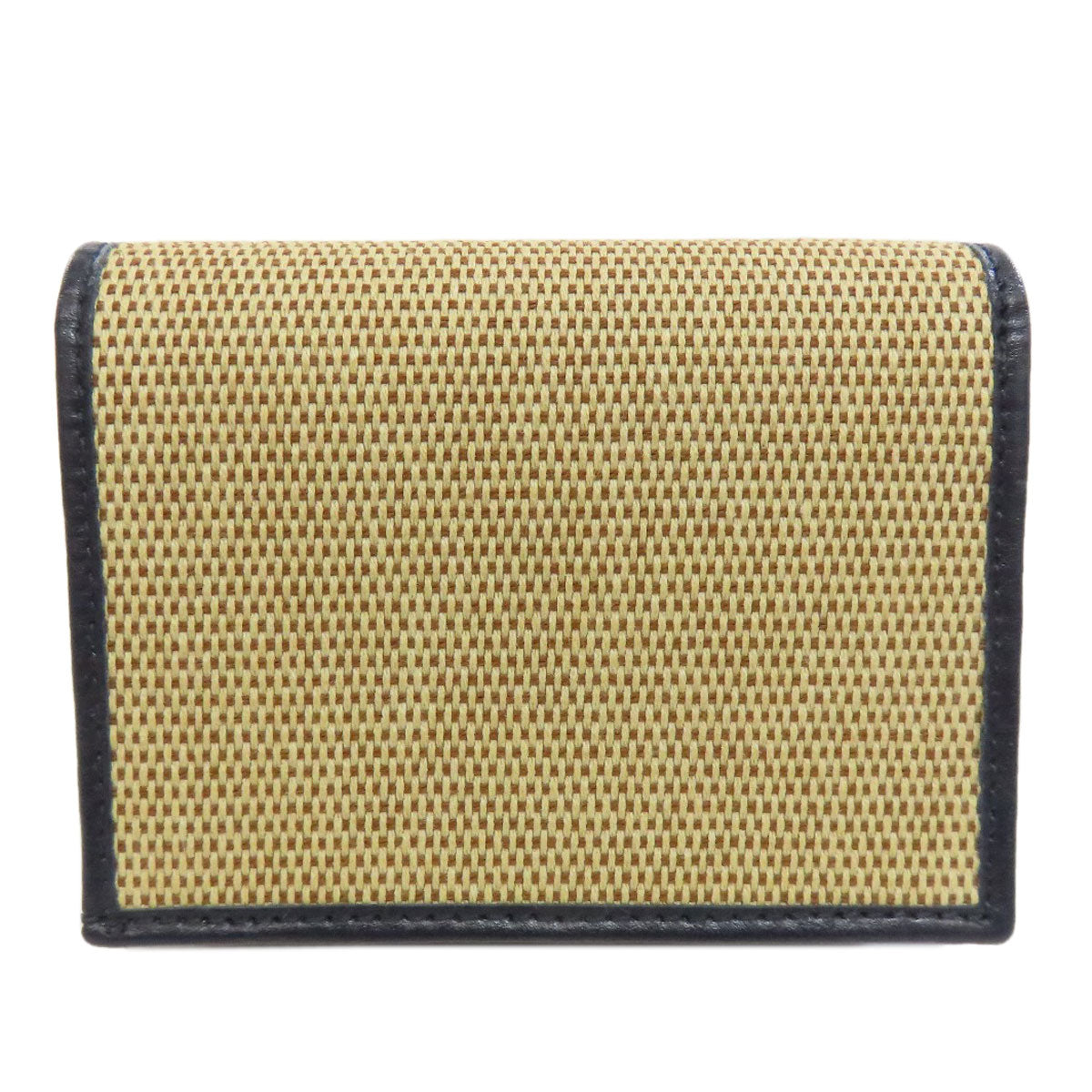 GUCCI 621887 Horsebit Bifold Wallet with Coin Pocket Canvas LeatherLadies [Used]