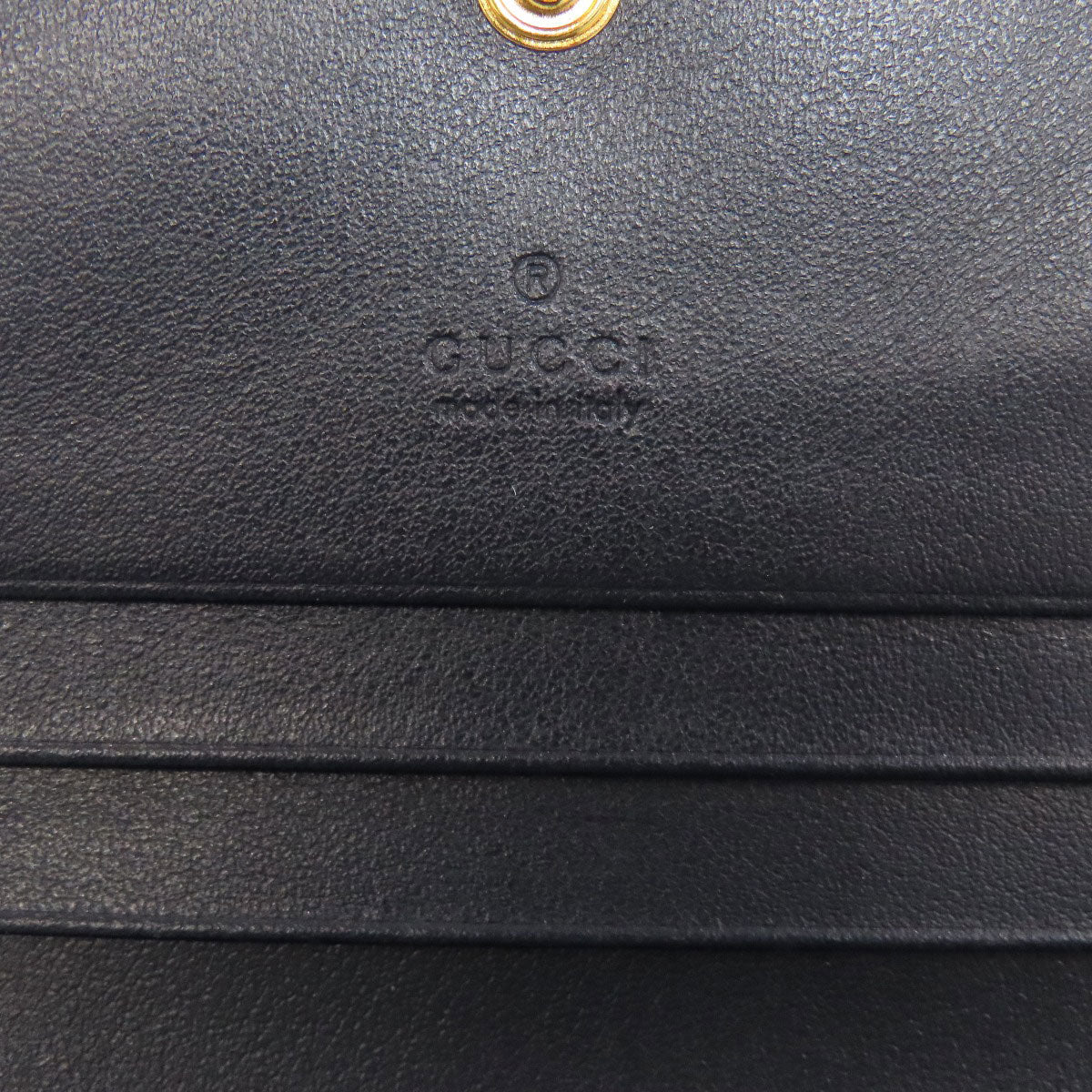 GUCCI 621887 Horsebit Bifold Wallet with Coin Pocket Canvas LeatherLadies [Used]