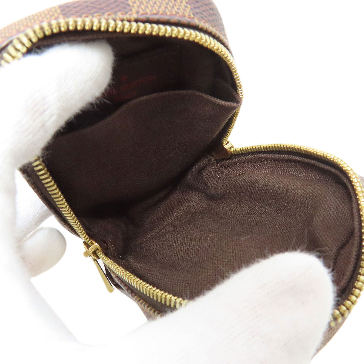 LOUIS VUITTON N61738 Etui Okapi PM Accessory pouch Damier canvas Ladies [Used]