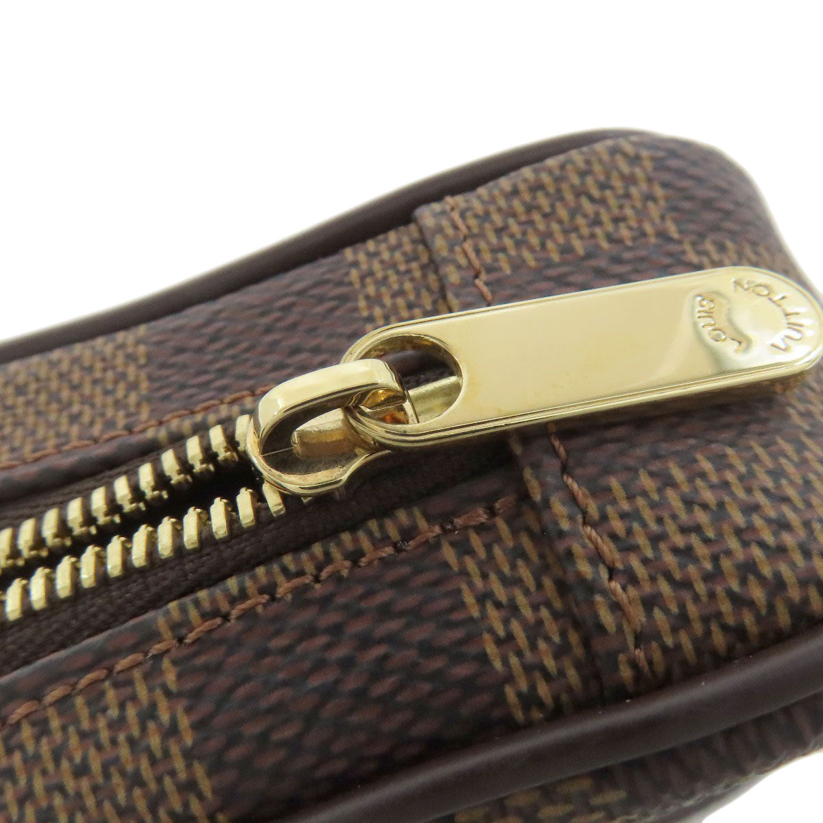 LOUIS VUITTON N61738 Etui Okapi PM Accessory pouch Damier canvas Ladies [Used]