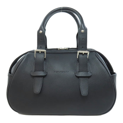 BURBERRY logo Handbag Leather Ladies [Used]