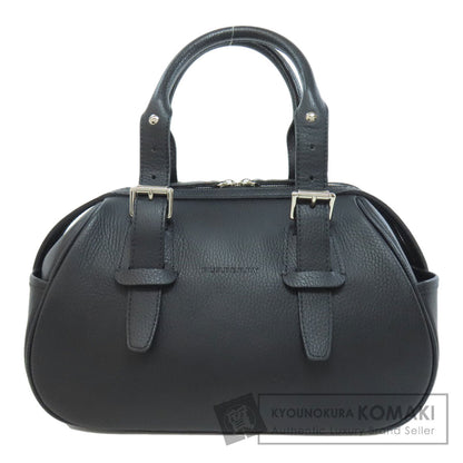 BURBERRY logo Handbag Leather Ladies [Used]