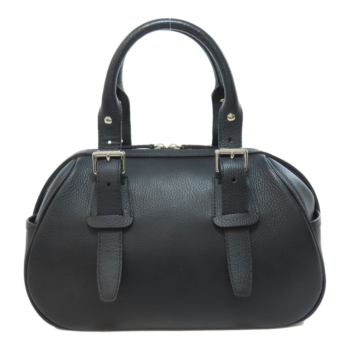 BURBERRY logo Handbag Leather Ladies [Used]