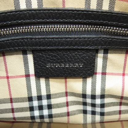 BURBERRY logo Handbag Leather Ladies [Used]