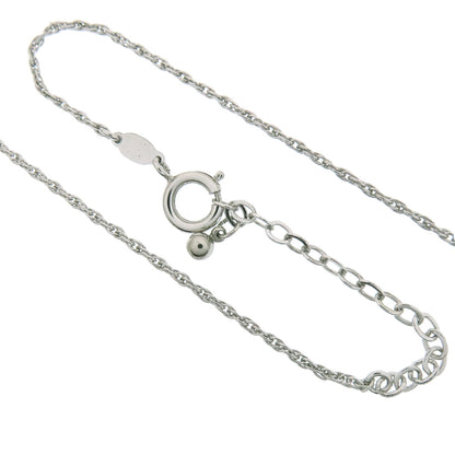 CHRISTIAN DIOR Heart rhinestone Necklace Metal Ladies [Used]