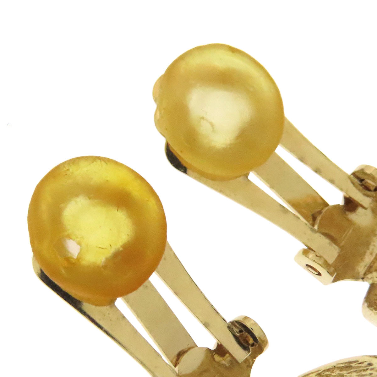 CHRISTIAN DIOR CD logo rhinestone Earring Metal Ladies [Used]