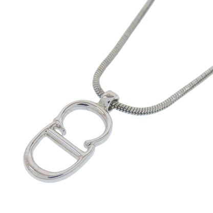 CHRISTIAN DIOR CD logo Necklace Metal Ladies [Used]