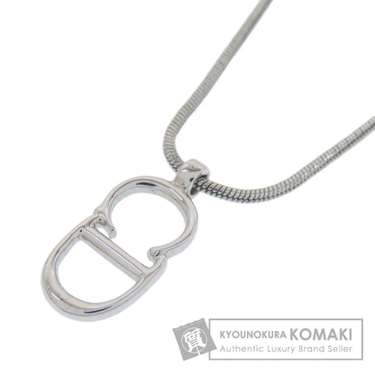 CHRISTIAN DIOR CD logo Necklace Metal Ladies [Used]