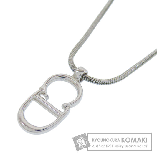 CHRISTIAN DIOR CD logo Necklace Metal Ladies [Used]