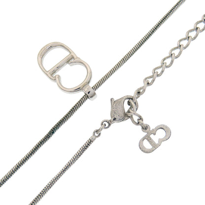 CHRISTIAN DIOR CD logo Necklace Metal Ladies [Used]