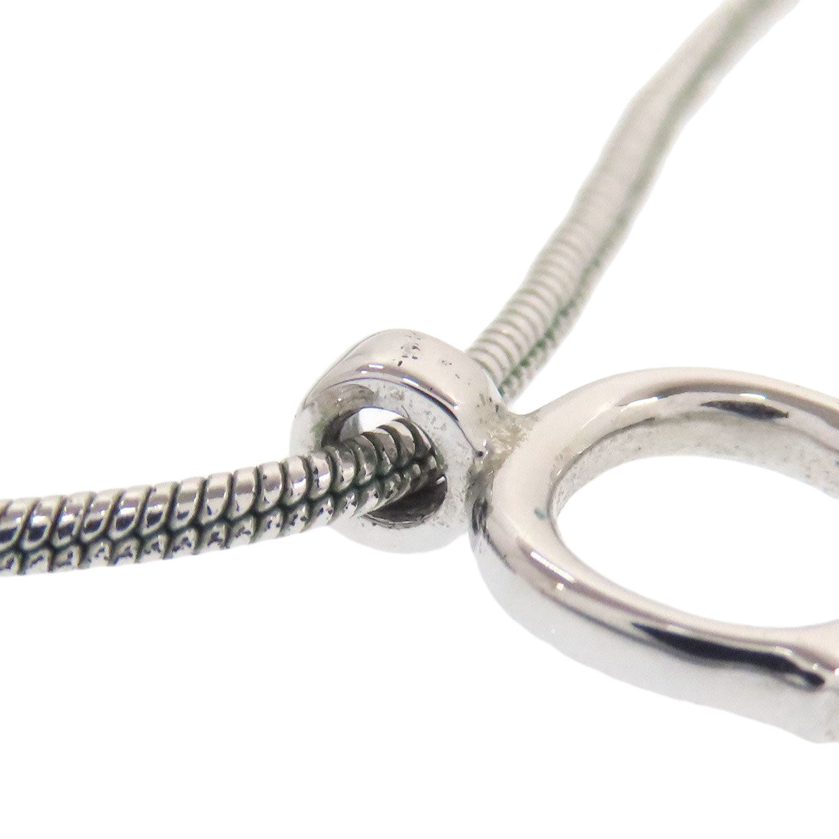 CHRISTIAN DIOR CD logo Necklace Metal Ladies [Used]