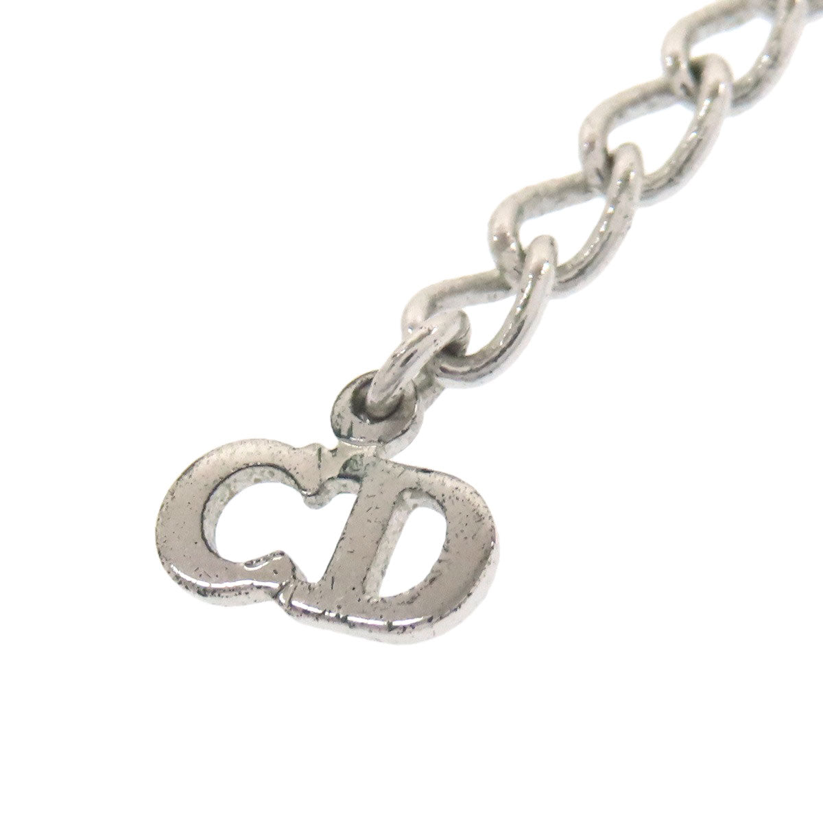 CHRISTIAN DIOR CD logo Necklace Metal Ladies [Used]