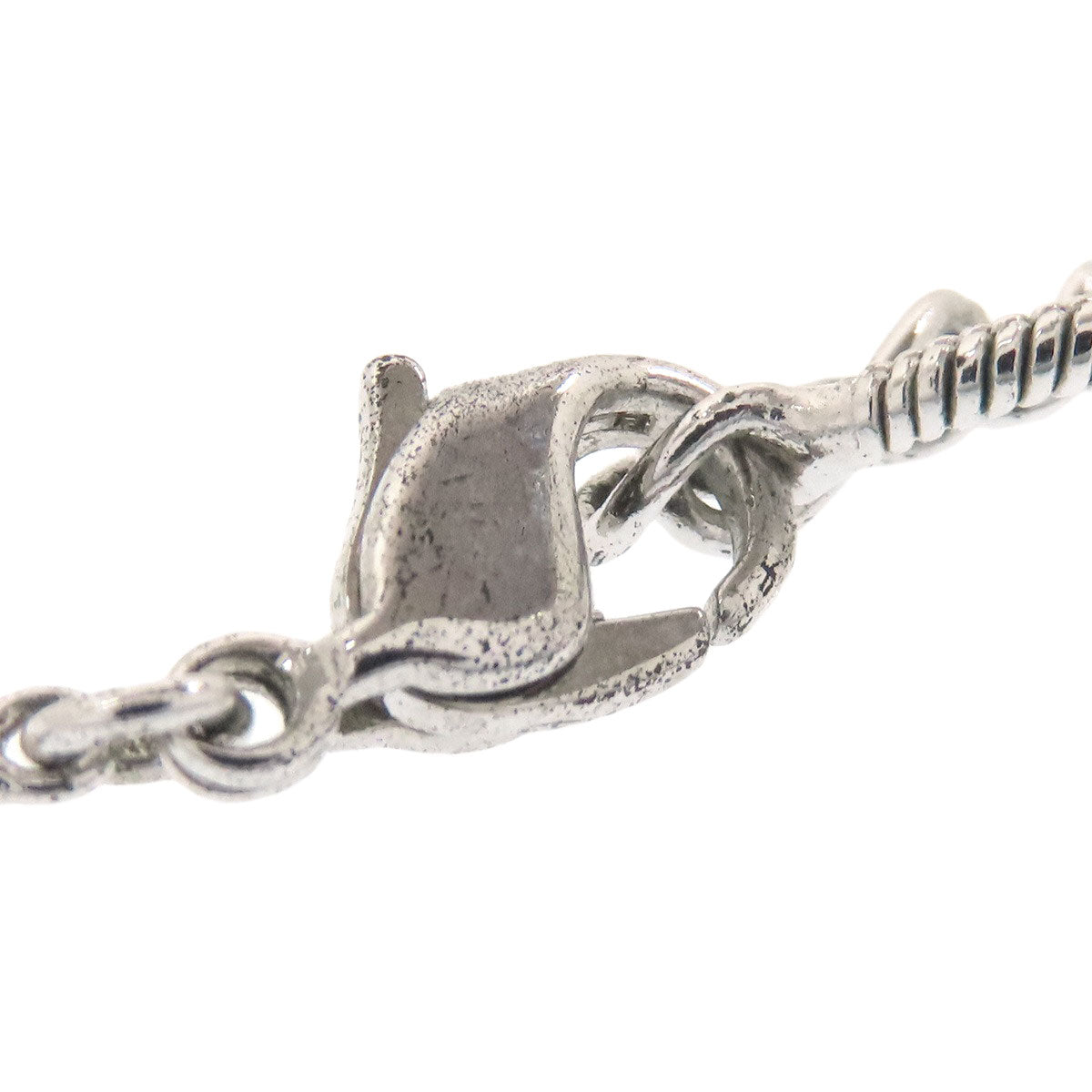 CHRISTIAN DIOR CD logo Necklace Metal Ladies [Used]