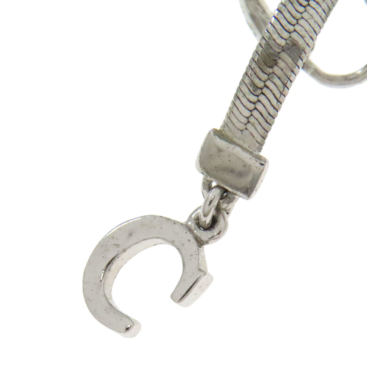 CHRISTIAN DIOR ribbon Earring Metal Ladies [Used]